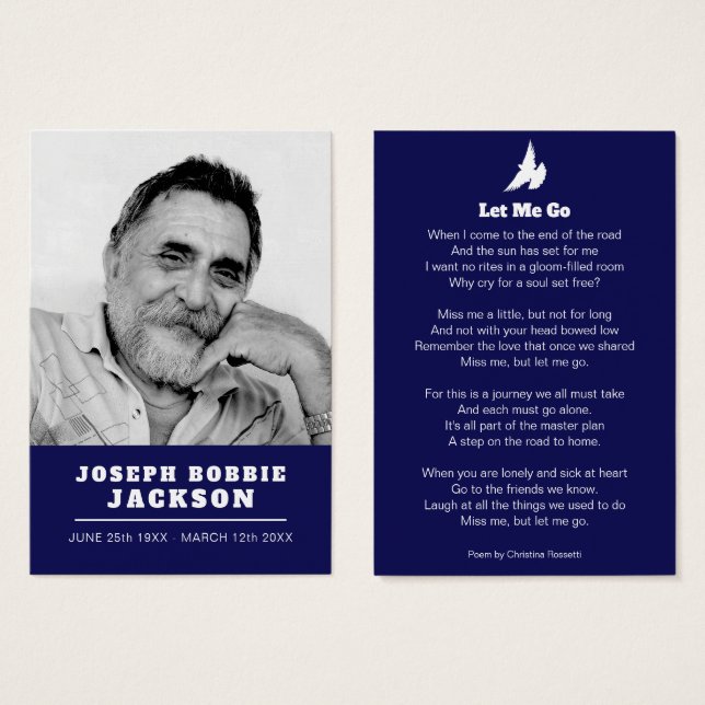 Funeral me deixa fazer oração de pomba branca / ca (Frente & Verso)