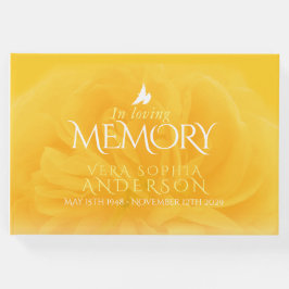 Funeral na memória amorosa livro de hóspedes rosa