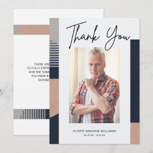 Funeral Obrigado Simpatia Fotográfica Bereavement