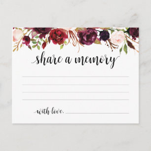 Funeral Service, Borgonha, Compartilhe um cartão d