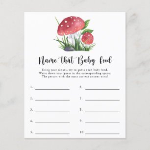 Fungi Chá de fraldas dá nome ao jogo da comida beb