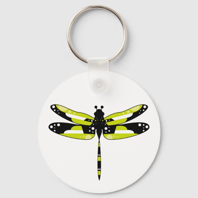 Funky Dragonfly Chaveiro (Frente)