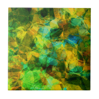 Funky Greens Moderno Design Abstrato