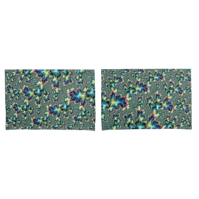 Funky Trippy Eclectic Boho Hippie Abstrato Fractal (Frente - conjunto)