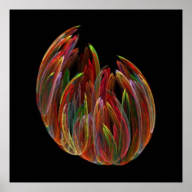 Funky Tulip Impressão (Frente)