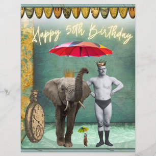 Funky Vintage Strongman Scrapbooking de 50º Aniver