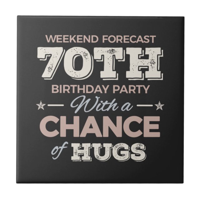 Funny 70th birthday sayings (Frente)