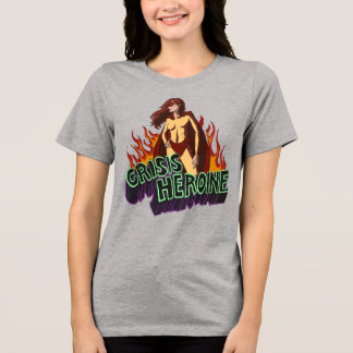 Funny ADHD Crisis Heroine Chaos Energy Retro Comic