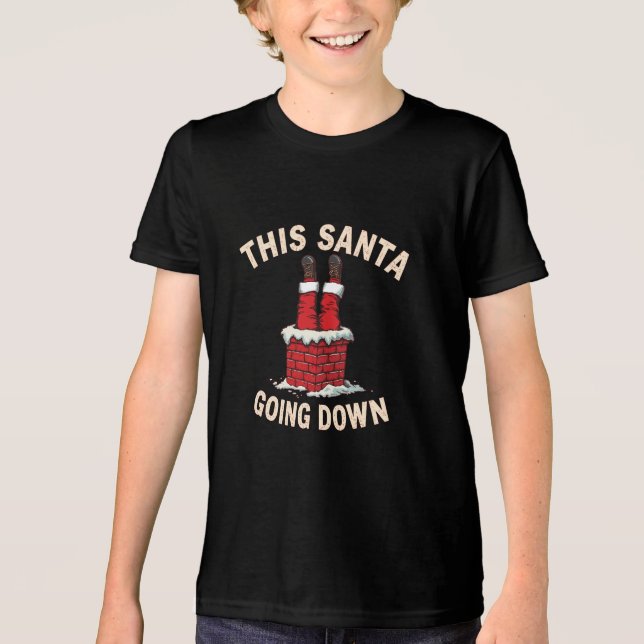 Funny Adult Santa Loves Going Down Christmas Humor (Frente)