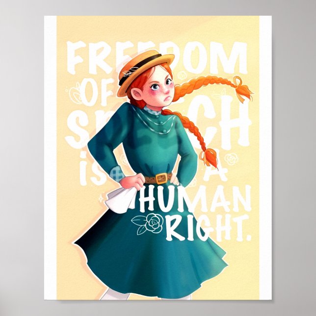 Funny Anne of Green Gables Poster (Frente)