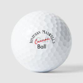 Funny Bad Golfer Red Typografia Cinza Personalizad