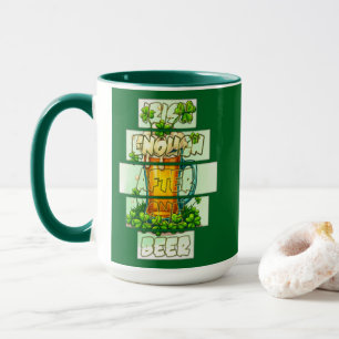 Funny Beer St Patrick’s Day Shirt – caneca