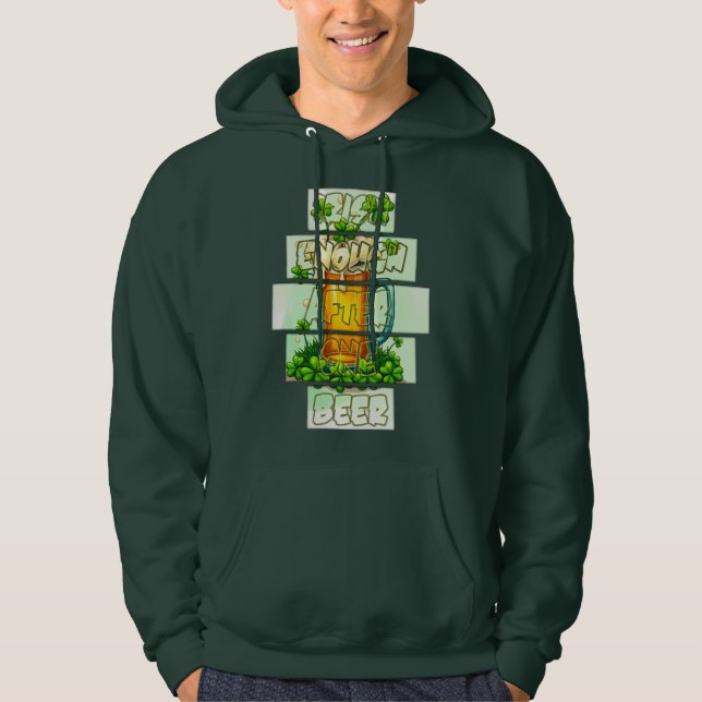 Funny Beer St Patrick’s Day Shirt – moletom (Frente)