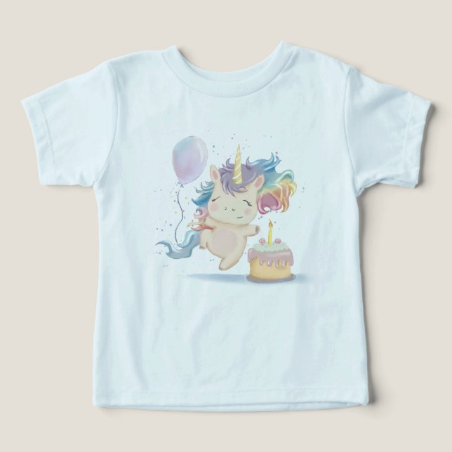 Funny Birthday Unicorn (Design frontal)