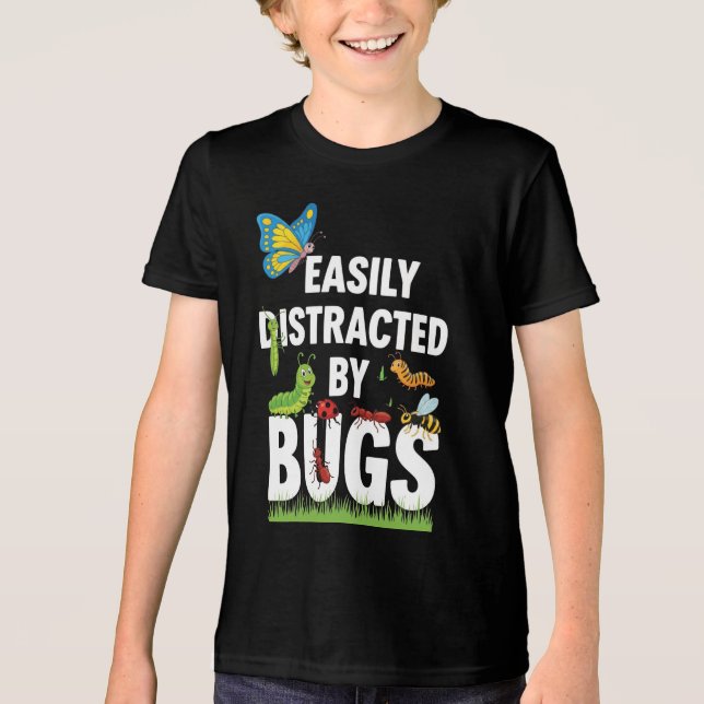 Funny Bug Insects Easily Distracted By Bugs Scienc (Frente)