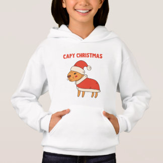 Funny Capybara Papais noeis Capy Christmas