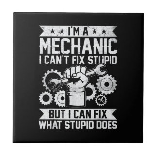 Funny Car Mechanic Engineer Men Women Kids Auto Me