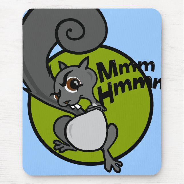 FUNNY CARTOON STYLE SQUIRREL MOUSE PAD (Frente)
