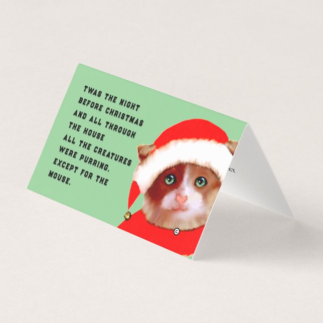 Funny Cat Christmas (Frente)