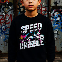 Funny Cat Playing Soccer - Gift for Kids & Teens