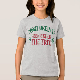Funny Christmas Most Likely to Peek Under the Tree