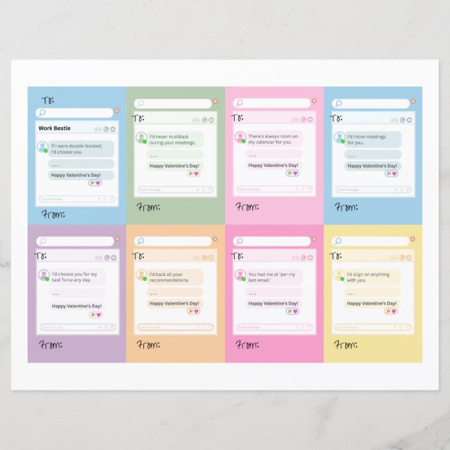 Funny Coworker Valentine, HR-Safe Corporate Humor (Frente)