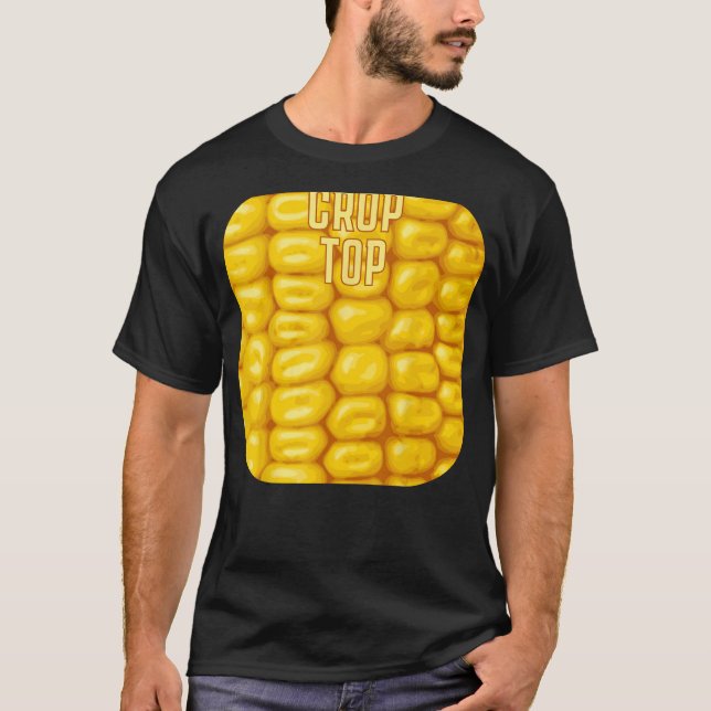 FUNNY Crop Top Country State County FAIR Pun CORN (Frente)