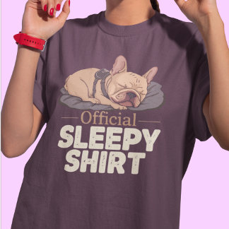 Funny Dog Lover Shirt - Official Sleepy Shirt