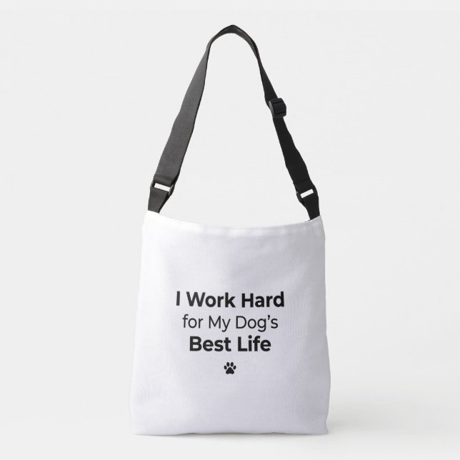 Funny Dog Lover Tote Bag (Frente)