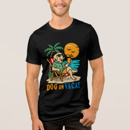 Funny Dog on Vacation T-Shirt | Cute Summer