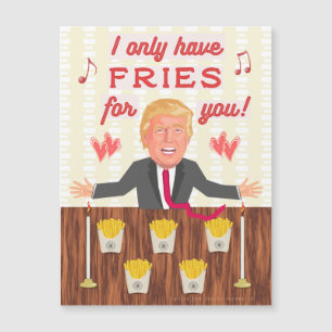 Funny Donald Trump Rápido Comida Fries Dia de os n