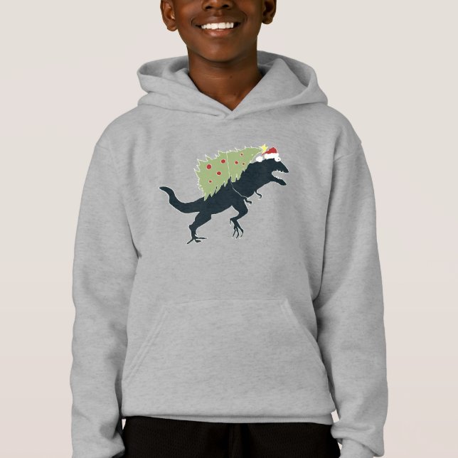Funny Festive Dino Christmas (Frente)