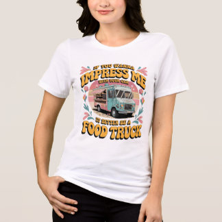 Funny Food Truck Lover Retro 70s Groovy Foodie