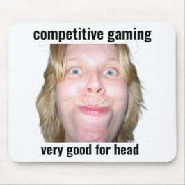 Funny Gamer Meme Mouse Pad Jogos Competitivos