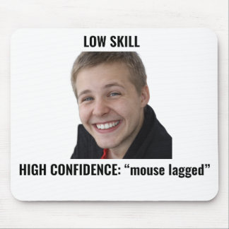 Funny Gamer Mouse Lagged Meme Mouse Pad