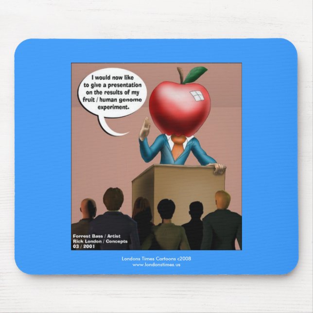 Funny Genome Experiência Qualidade Mouse Pad (Frente)