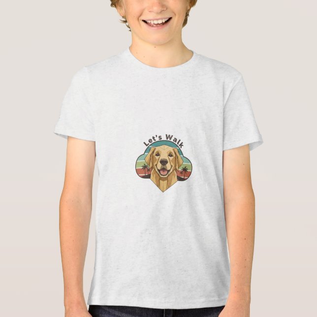 Funny Golden Retriever Dog with a smile (Frente)