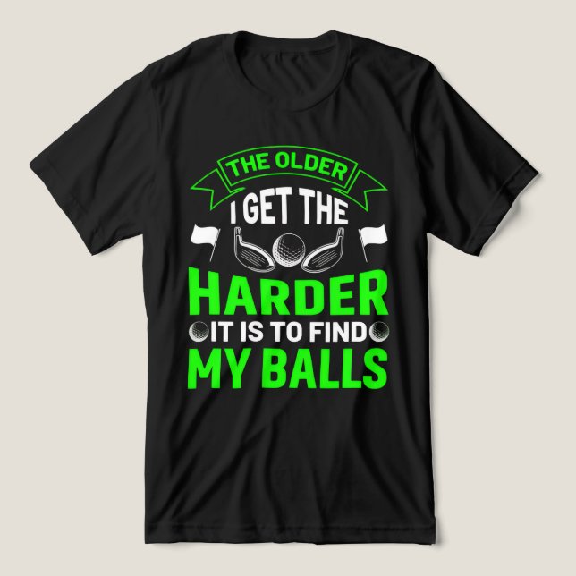 Funny Golf Shirt - Tee Off in Style and Humor 2025 (Design frontal)