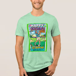 Funny Golfing Father's Day Tee-rific Dad Retro