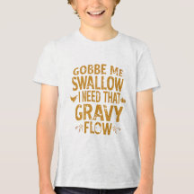 Funny Gravy Flow Thanksgiving Typography  Gif