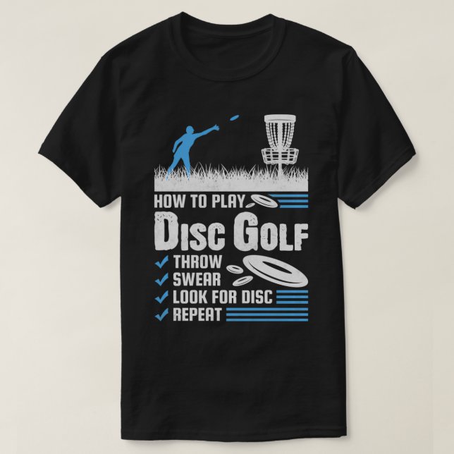 Funny How To Play Disc Golf Pullover  (Frente do Design)