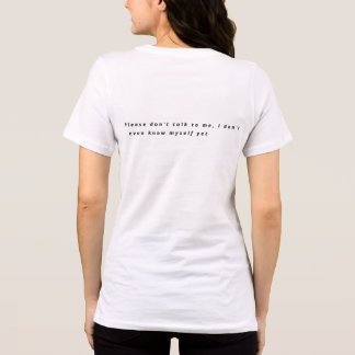 Funny Introvert Quote T-shirt - Please don't talk