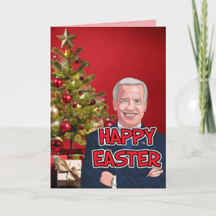 FUNNY JOE BIDEN CHRISTMAS CONFUSO CARTÕES FUNNY