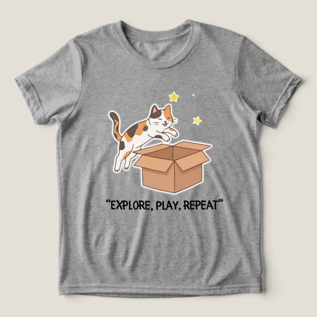 Funny Jumping Cat BoysT-Shirt (Design frontal)