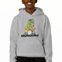 Funny Kid Drummer - Prehistoric Animal 