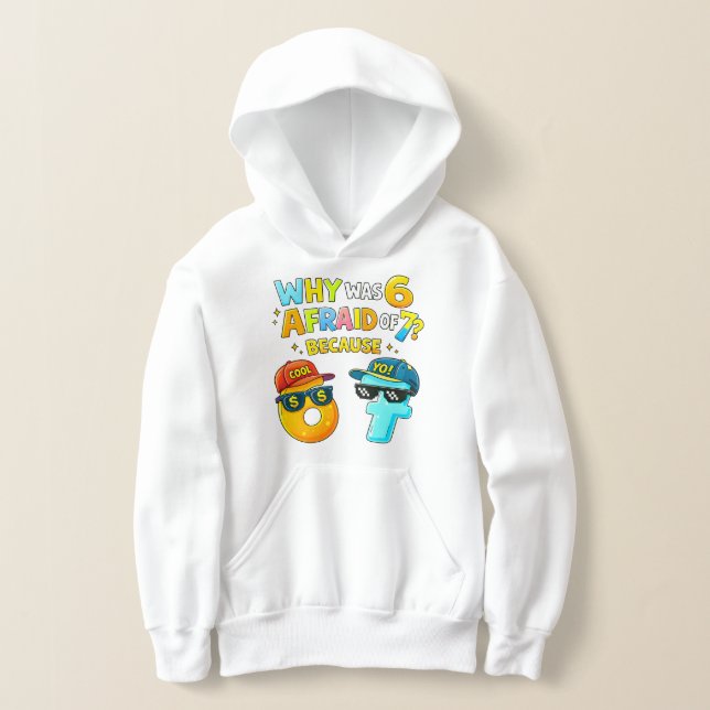Funny Maths Numbers Joke Hoodie for Kids (Postura )