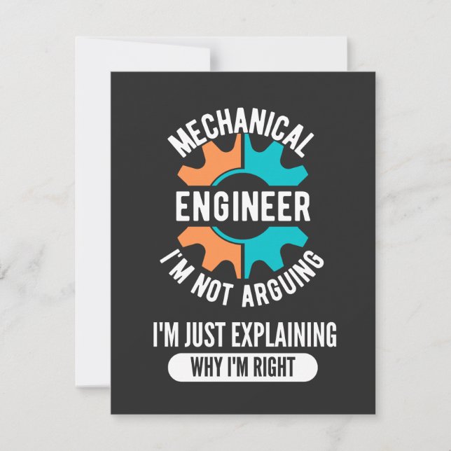 Funny Mechanical Engineer, Mechanical Engineering (Frente)