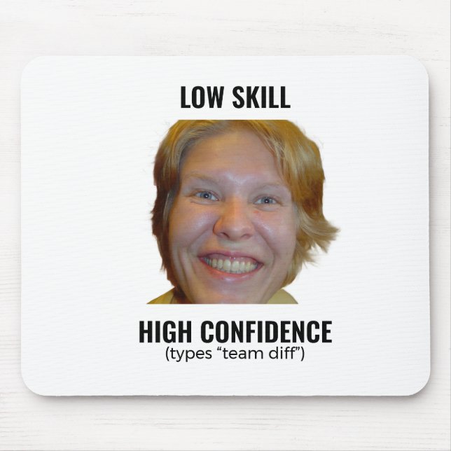 Funny Meme Gamer Mousepad High Confidence (Frente)