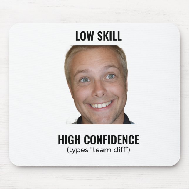 Funny Meme Gamer Mousepad Low Skill (Frente)
