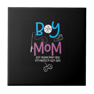 Funny Mom of Boys Proud Mom Good Mothers Day